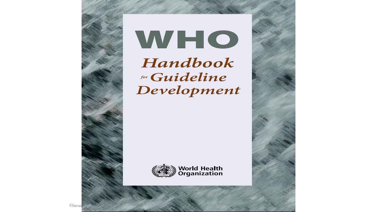 WHO Guideline development | GLOWM