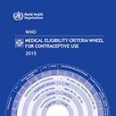 Medical eligibility criteria wheel for contraceptive use
